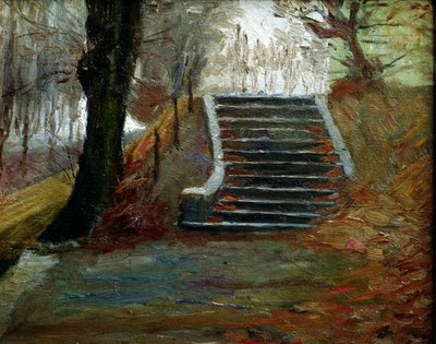 The Steps at the Frederiksberg Gardens, Copenhagen by Christian Clausen